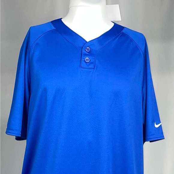 Nike Therma Fit Large Royal Blue Pullover Jersey Shirt Brand New With Tags - Picture 4 of 9